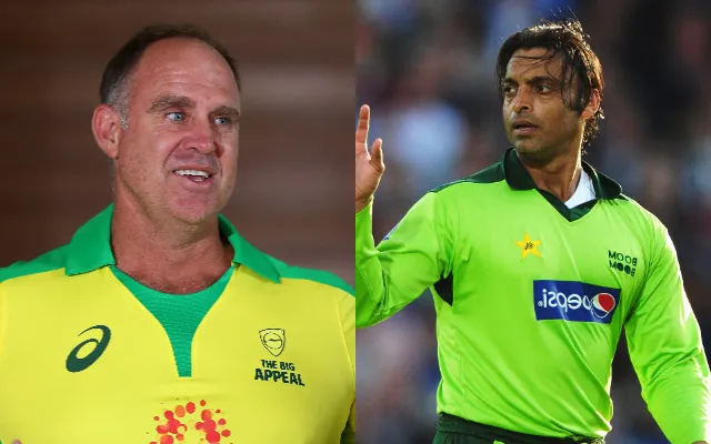 Matthew Hayden and Shoaib Akhtar. (Photo Source: Getty Images)