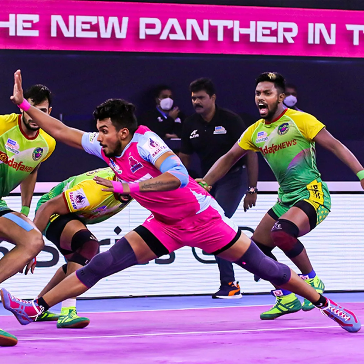 Jaipur Pink Panthers and Patna Pirates. (Photo Source: Twitter)