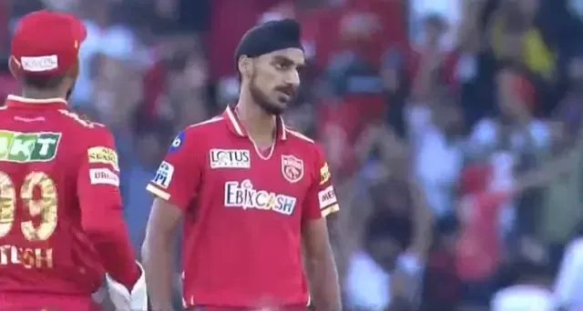 अर्शदीप सिंह Arshdeep Singh got angry during the match